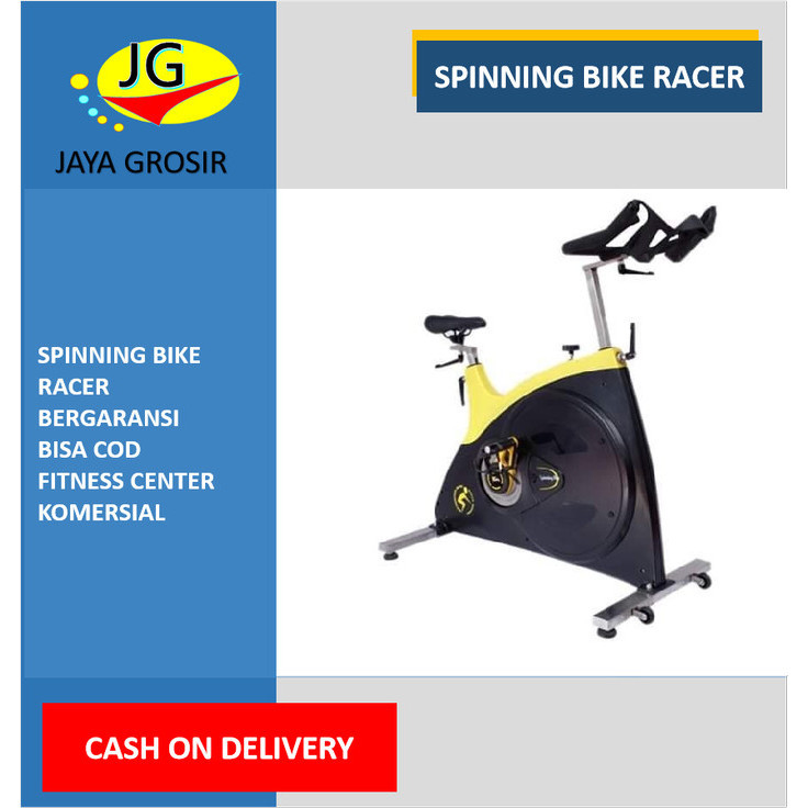 Alat fitness sepeda statis spinning bike life sport komersial