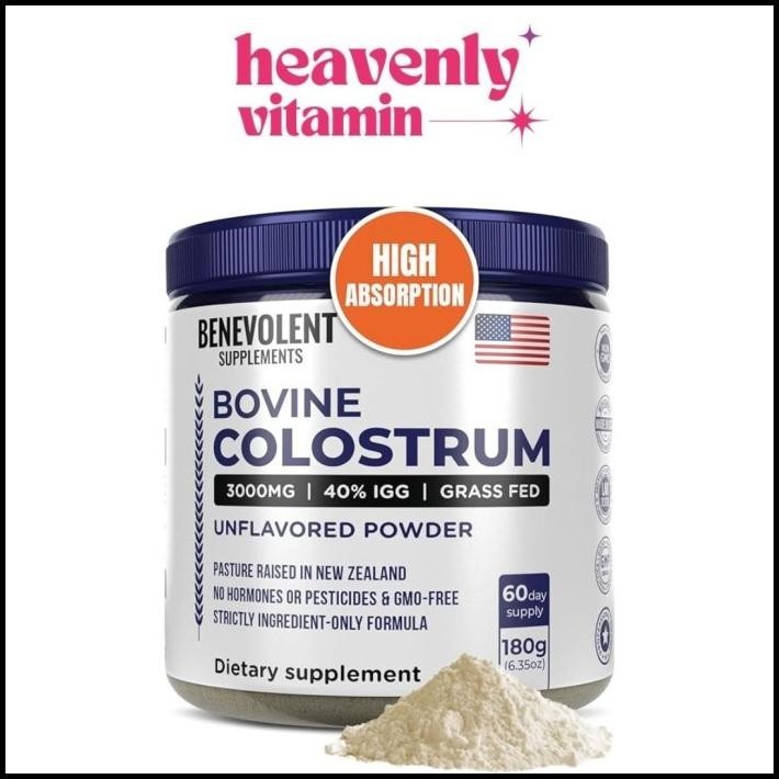 

Benevolent Nourishment Bovine Colostrum Unflavored Powder-60 Servings