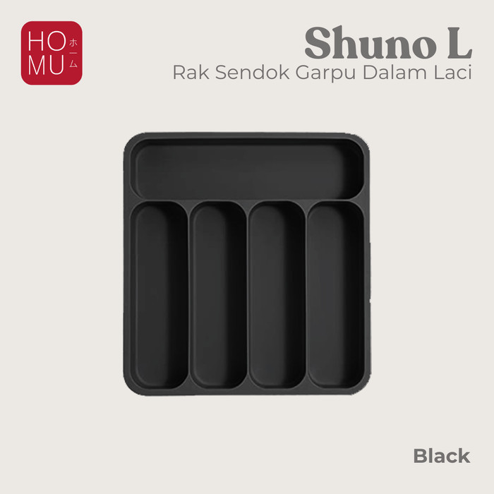 Homu Shuno L Drawer Cutlery Organizer Utensils Storage