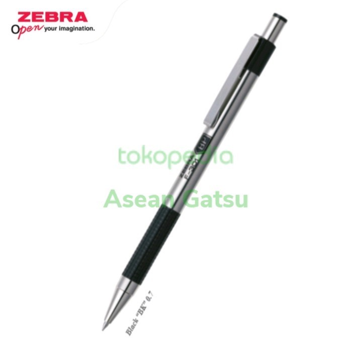 

Sale Bolpen / Ballpoint / Ball Pen F301 0.7Mm Body Stainless Stell Zebra