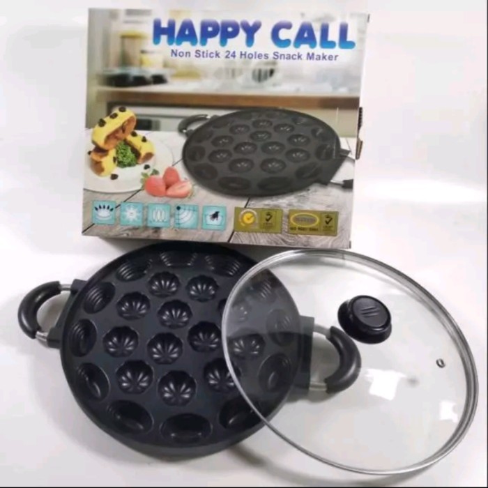 Produk [READY] Promo Cetakan Wajan Teflon Kue Cubit , Pukis 24 Lubang Anti Lengket