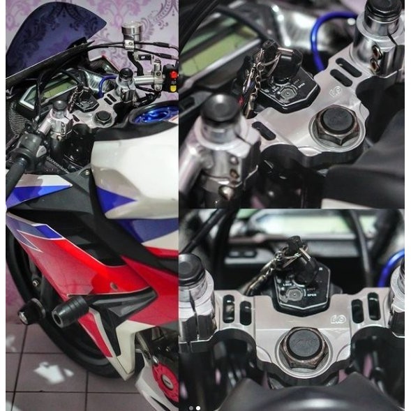 SEGITIGA ATAS CBR150 SEGI TIGA ATAS CBR150 TRIPLECLAMP K45G K45A K45N