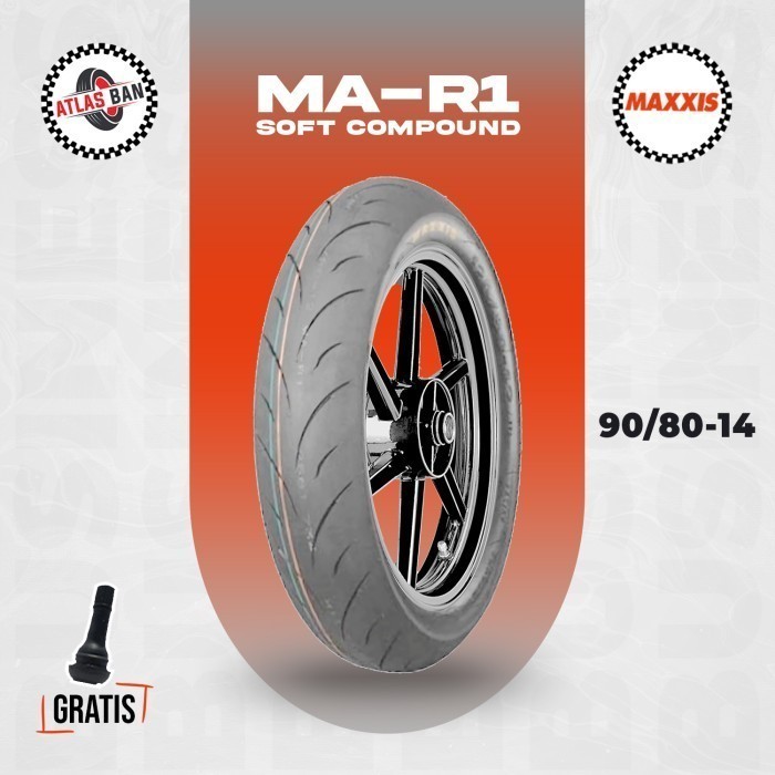 Ban Tubles Soft Compound Motor Matic MAXXIS MA-R1 90/80 Ring 14