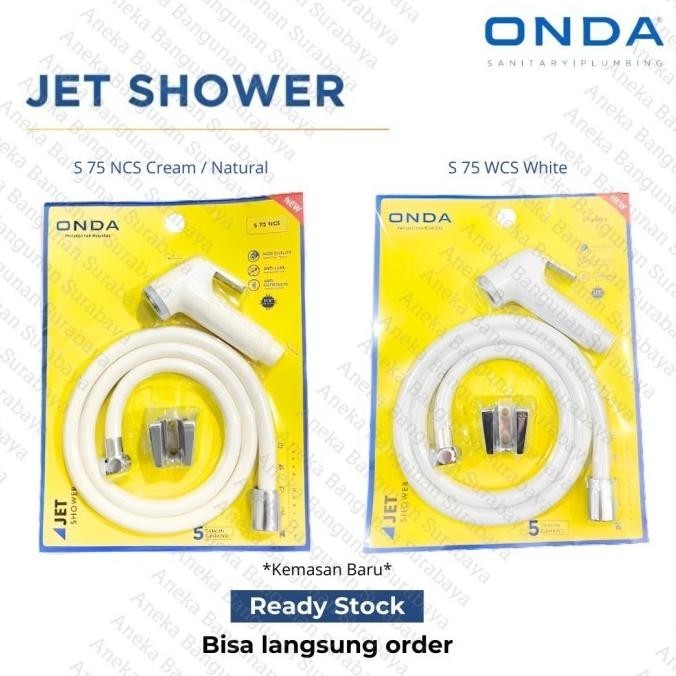 Onda jet shower semprotan wc .