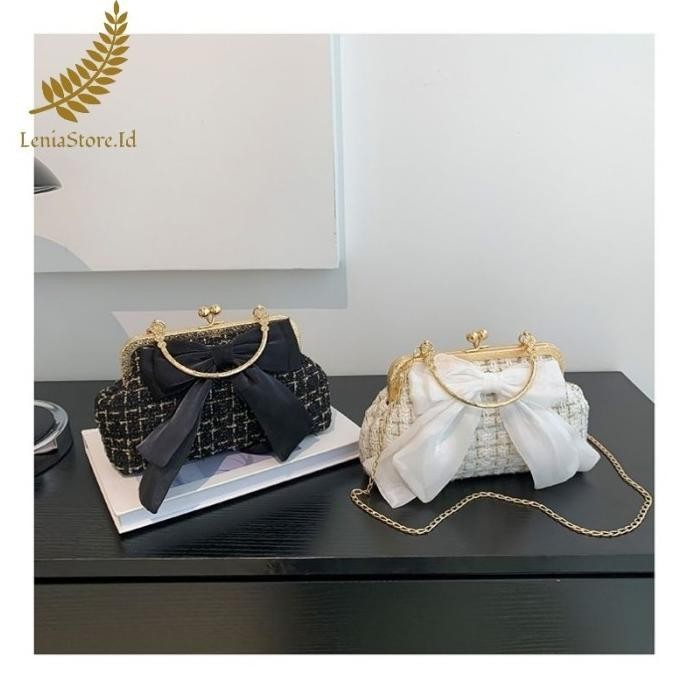 TAS PESTA PITA RAJUT KOREA CLUTCH KONDANGAN IMPORT MURAH MEWAH TERBARU