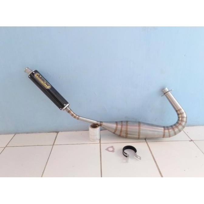 karbon Knalpot RX king Kolong repsol Arrow stainless silincer karbon kevlar