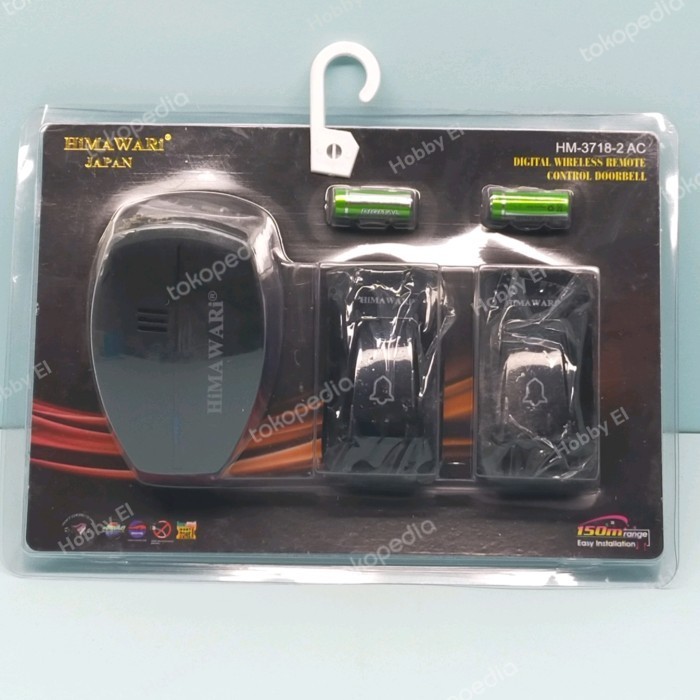 Terry Bell Pintu Wireless Himawari 2 Remote / Bel Ac Tanpa Kabel Himawari