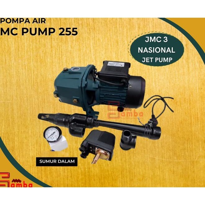 Pompa Air Mc Pump 255 Sumur Dalam | Jmc 3 Nasional Jet Pump