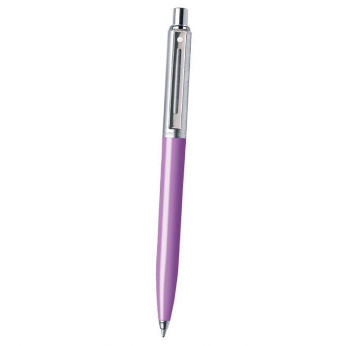 

Sheaffer Sentinel Brushed Chrome Cap Orchid Purple Barrel Ballpoint