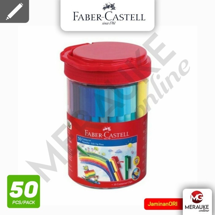 

Faber Castell Connector Pen / Spidol 50 Warna