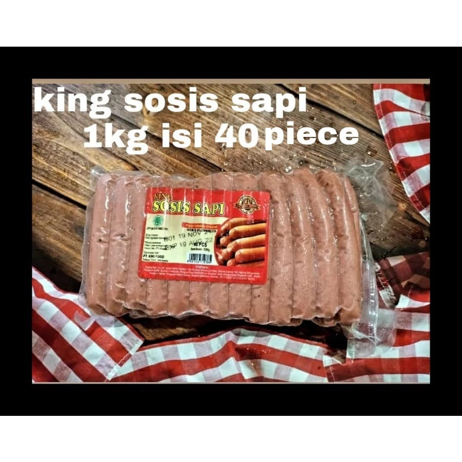 

Sosis Sapi King Food isi 40 batang