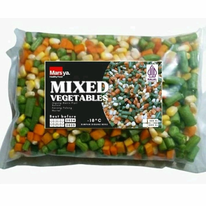 

Vegetable Mix / Sayuran Beku Marsya Food 1 kg Best Seller