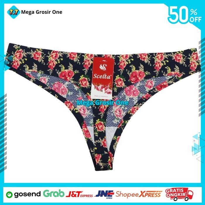 CELANA DALAM WANITA MODEL THONG HALUS CD  TERMURAH