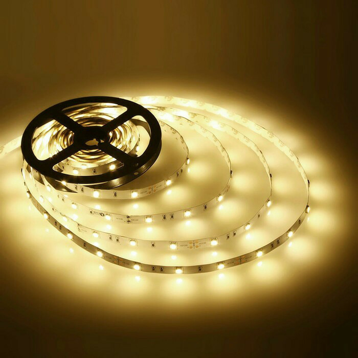 Smd Led Flexible Strips Mata Besar 5050 Ip33/Ip20 Indoor Gratis Ongkir