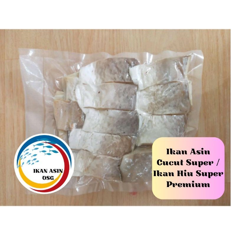 

ikan asin cucut super / ikan hiu super premium ( produk sudah dipotong )