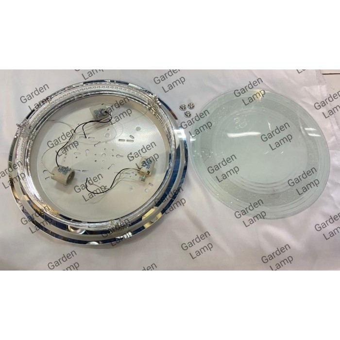 Lampu Plafon Kaca - Plafon Hias - Bulat - Lplafon 023 Besar Gratis Ongkir