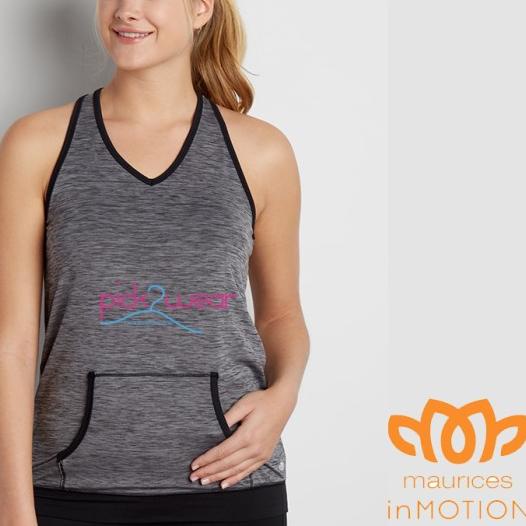 Maurices Tanktop Sport Gym Yoga Rba Spacedye Poet Plus Size