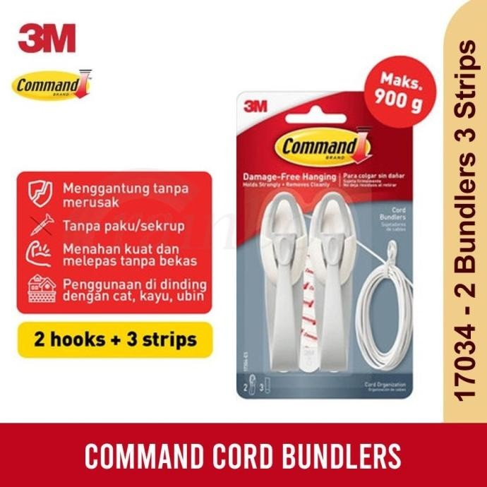 

3M Command Cord Bundler (Gantungan Kabel Serba Guna)