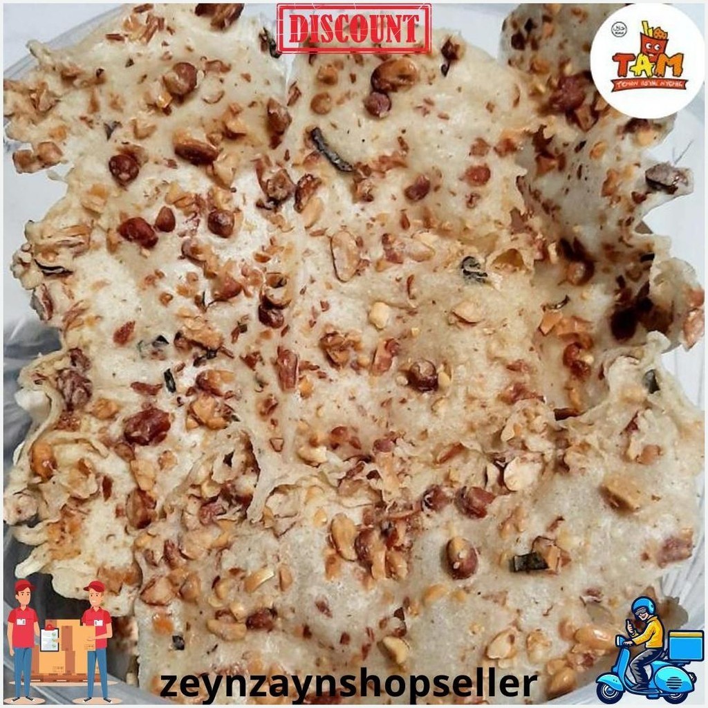 

Rempeyek Kacang Tanah Toples / Keripik Peyek 500 Gram - Tam Snack Terlaris