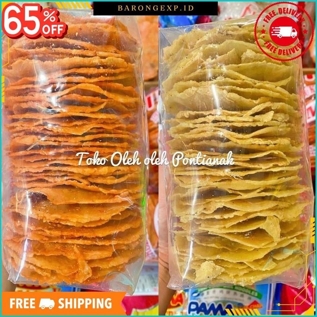 

Emping Pedas Manis/ Emping Manis Besar Limpung Mr Cod