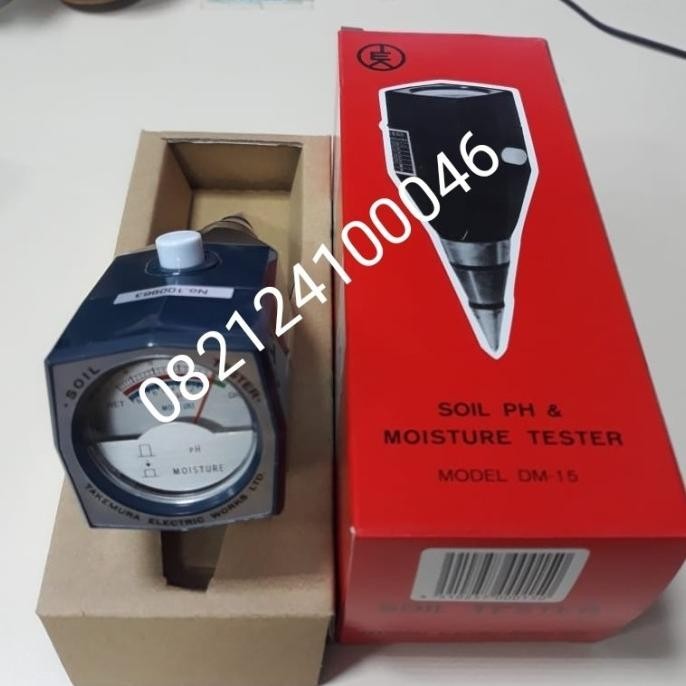 Ph Meter Tanah Dm15 Takemura Dm 15 Soil Ph & Moisture Tester Produk Viral