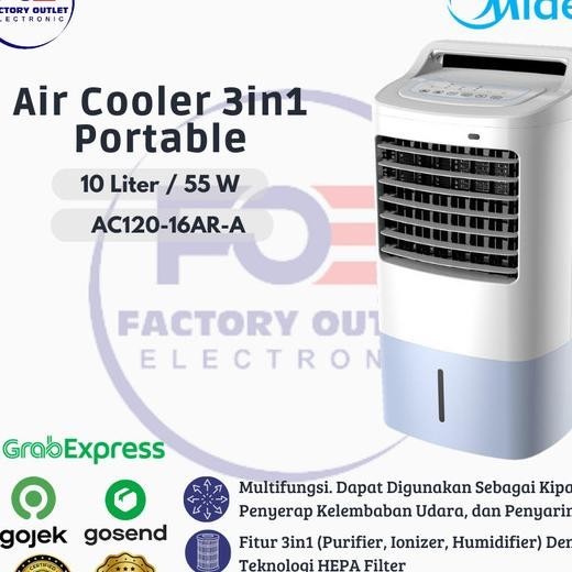 Dea Ac120-16Ar-A Air Cooler Ac Portable Standing 3In1
