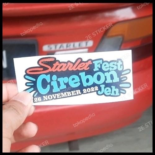 

GRATIS ONGKIR STIKER STARLETFEST CIREBON JEHH !!!!