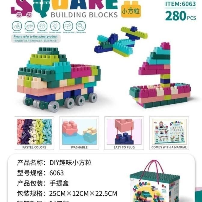 DIY KKV Lego Brick 280 PCS mainan edukasi