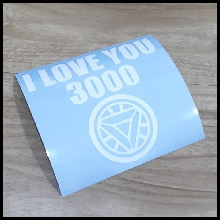 

TERMURAH STIKER I LOVE YOU 3000 IRONMAN TONY STARK !