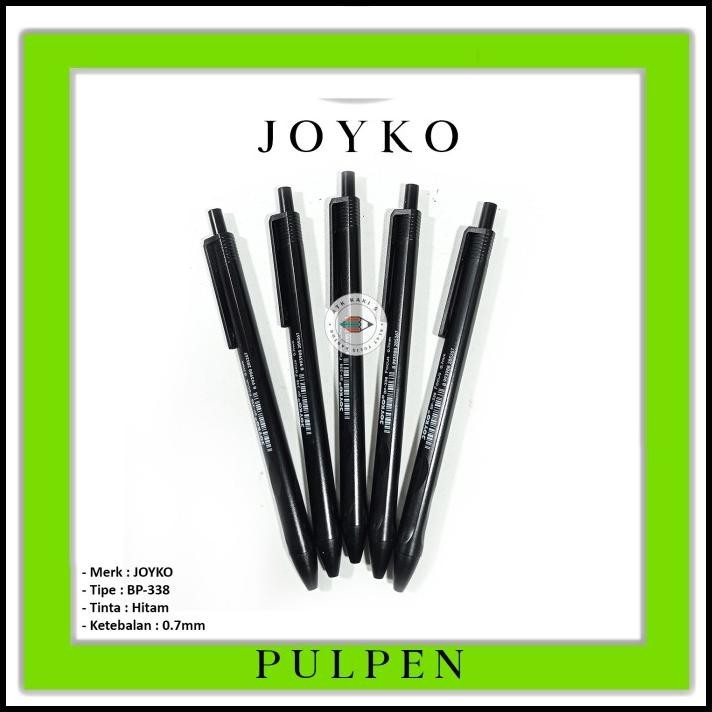 

DISKON JOYKO PULPEN BP - 338 HITAM / BLACK !!!!!!!