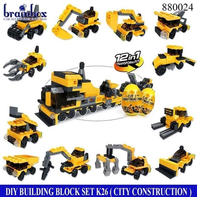 terbaru DIY Mainan Edukasi Anak Lego Block Brick Minicraft