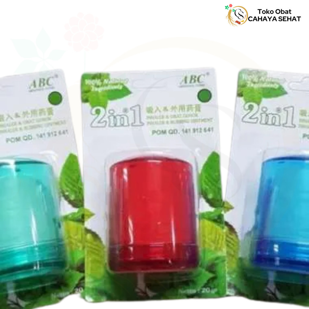 ABC MENTHOL INHALER 2 IN 1 8GR