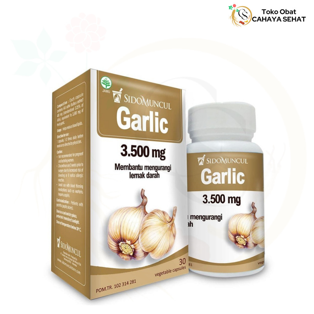 garlic sidomuncul/ kapsul bawang putih