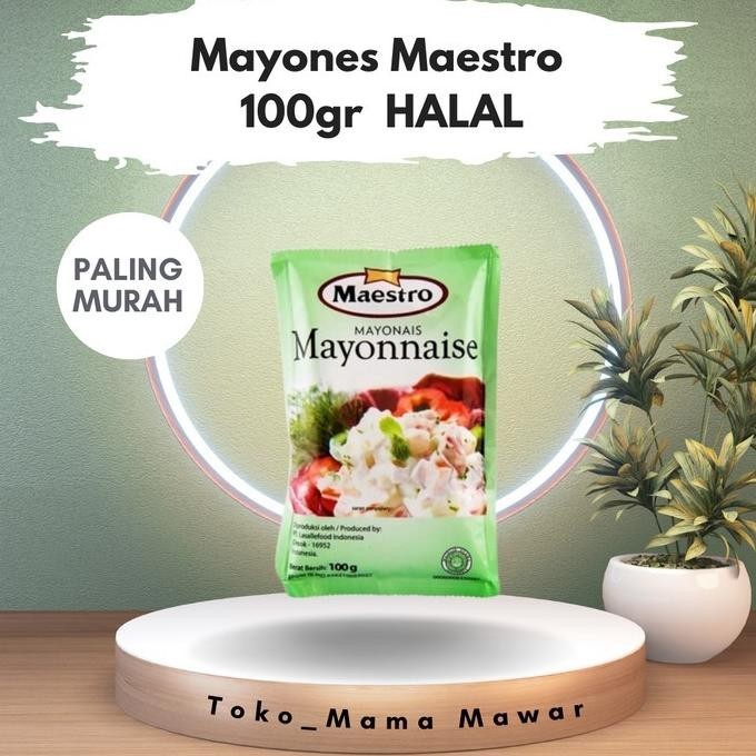 

Terlaris Paling Murah Mayones Maestro 100Gr Mayonais Mayo Mayonnaise Halal Ready Stok