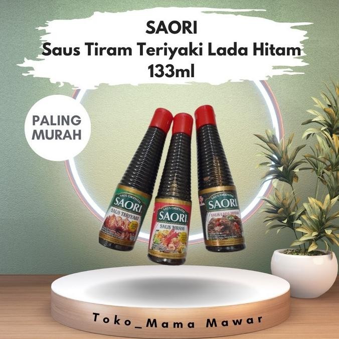 

Terlaris Paling Murah Saori Saus Tiram Teriyaki Lada Hitam 133Ml Ready Stok