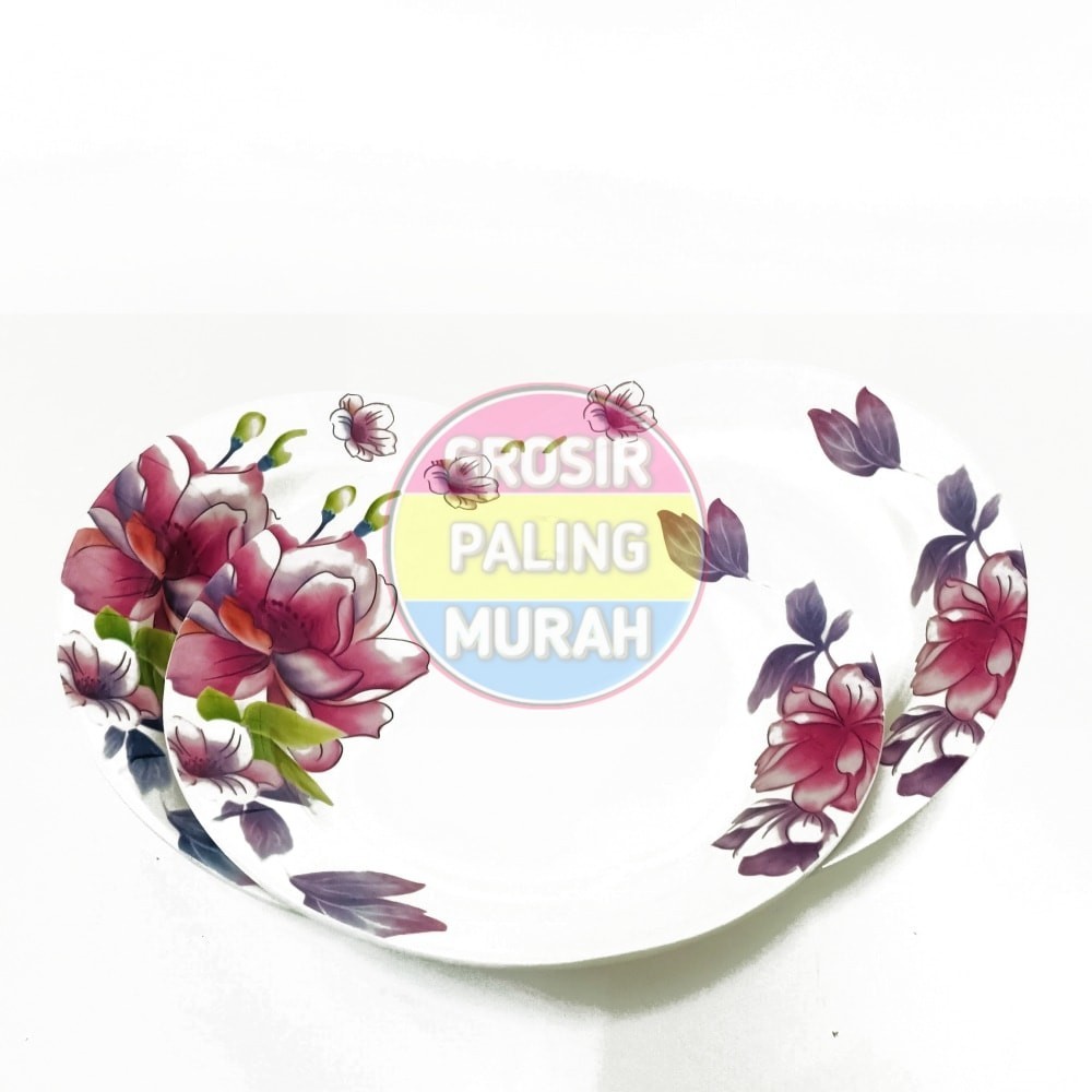 Grosir Piring Melamin 10 inc - Piring Melamin Polos - Piring Makan Melamin - Piring Cekung - [G110] 