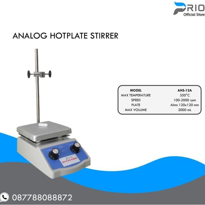 Analog Hotplate Hot Plate Stirrer Alat Lab Laboratorium