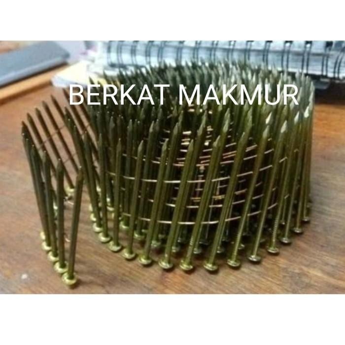 Paku Palet ULIR 50mm 2.3mm Nail Paku Tembak 5cm FS50V3 Pallet Nailer Kualitas Terbaik