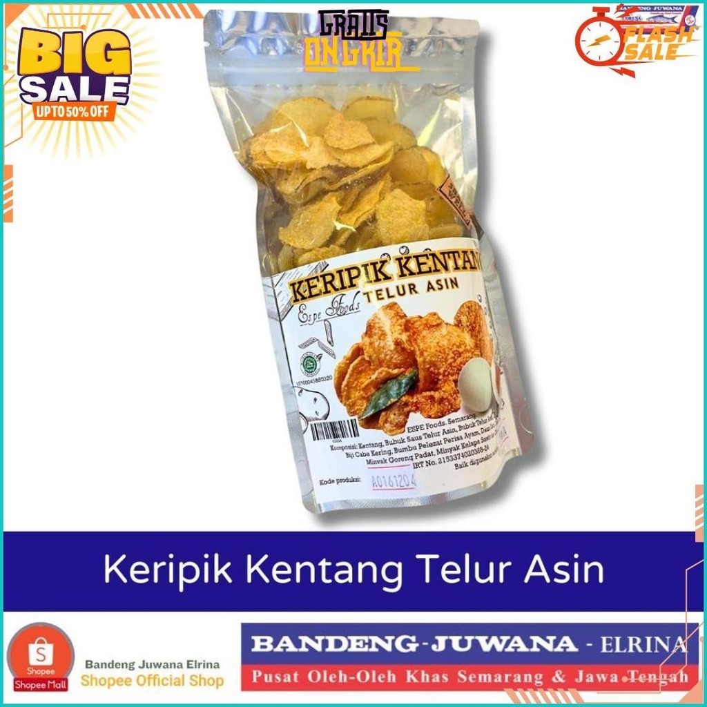 

Espe Food Keripik Kentang Telur Asin Gratis Ongkir