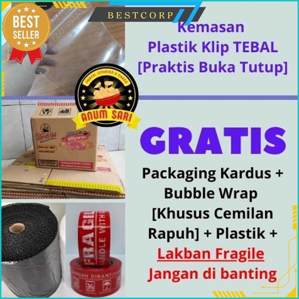 

1 Kg Emping Melinjo Pedas Manis Asli Pandeglang - Anum Sari Cod