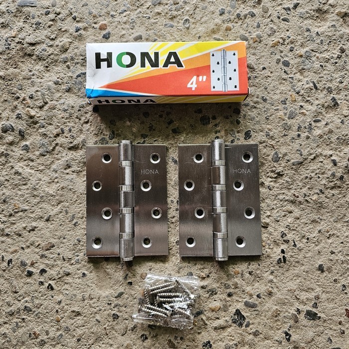 Engsel Pintu 4 inci Hona Engsel Pintu Tebal SS 4" HONA 2.8mm