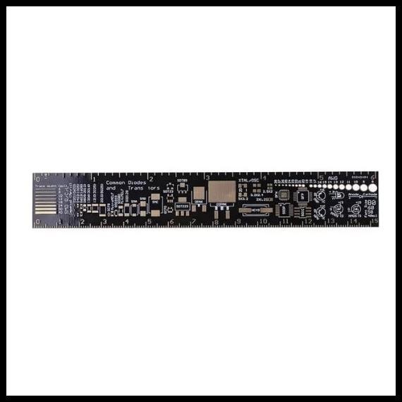 

HOT DEAL PCB RULER ENGINEER PENGGARIS DOUBLE LAYER PCB 150MM MULTIFUNGSI