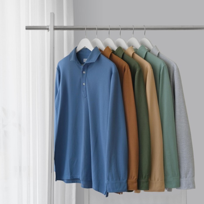 Luigi Long Sleeve Polo Shirt