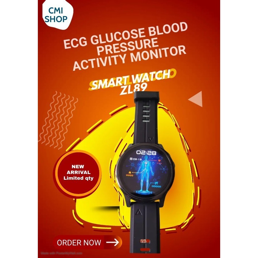 "Terbaru" Health Smart Watch - ECG, blood pressure, blood glucose, dll