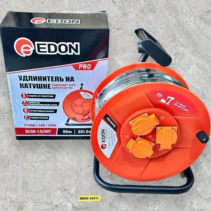 NEW KABEL ROLL 50 METER EDON ROL CABLE GULUNGAN KABEL 50 M