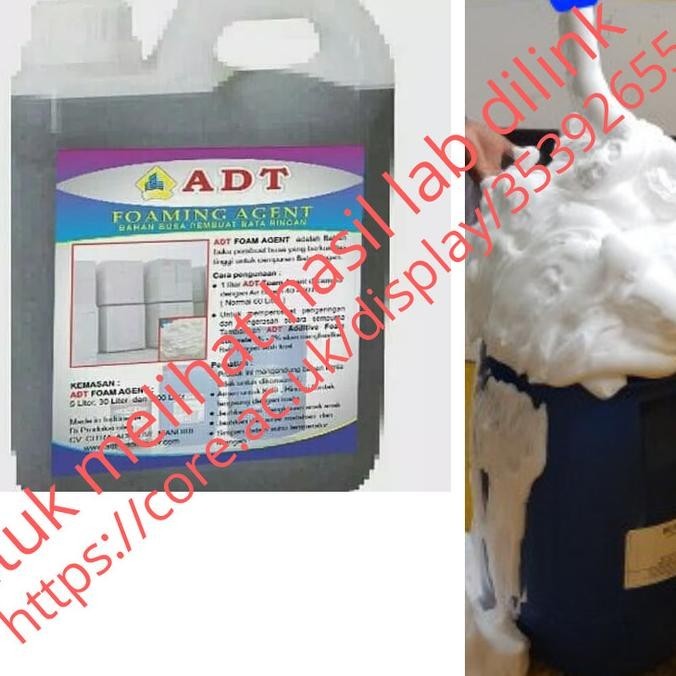 Cairan Foaming Agent Pembuat Busa Bata Ringan ( Distributor Resmi )