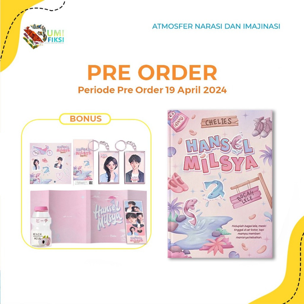 Pre Order - Buku Novel - Hansel Milsya - Chelies - Skuad - Bumifiksi