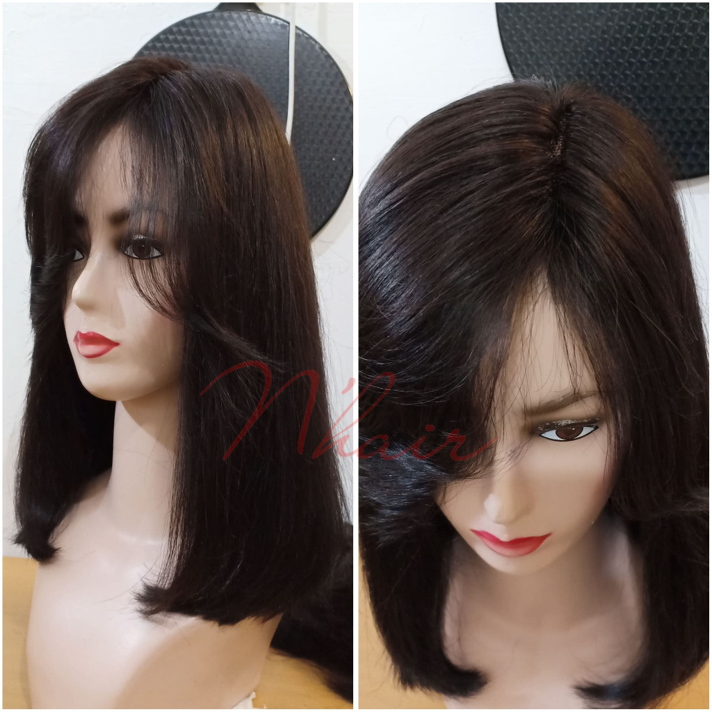Wig Super Rambut Asli / 100% Human Hair 100% RAMBUT ASLI / Wik Rambut Wanita