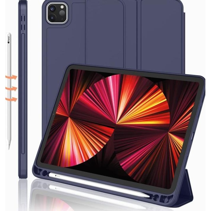 Case Ipad Pro M1 2021 11 Inch 12.9 Inch Book Cover Casing Ipad