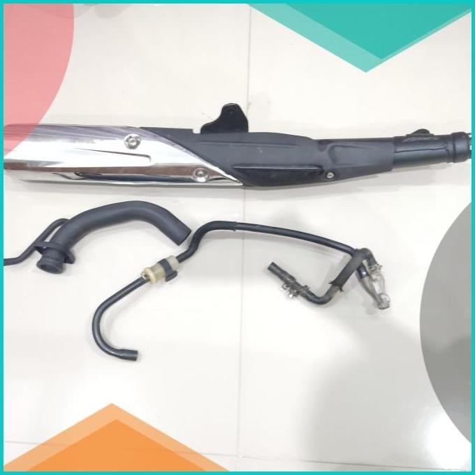 KNALPOT RX KING PEREDAM KOMPLIT ORI YAMAHA YGP SECOND KNALPOT PEREDAM